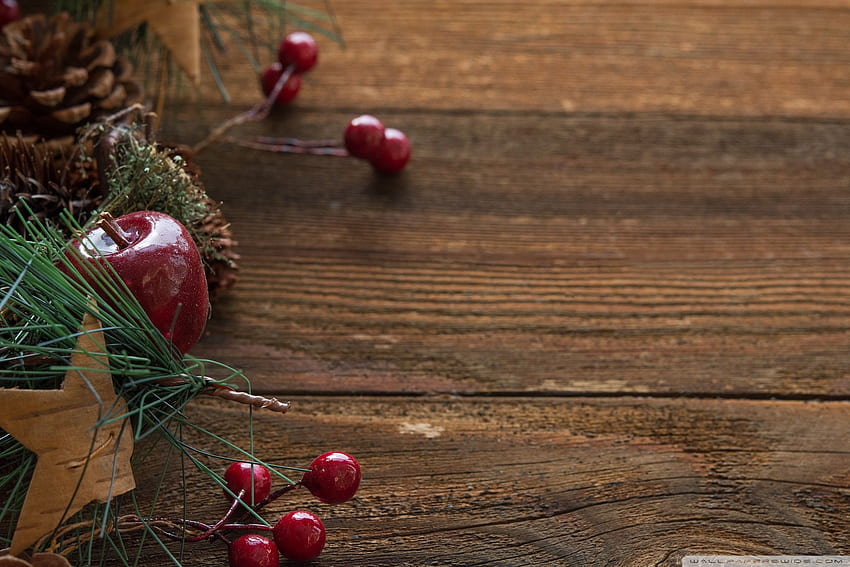 Rustic Christmas Table Decorations Background Ultra Background for U TV : & UltraWide & Laptop : Tablet : Smartphone, Rustic Nature HD wallpaper