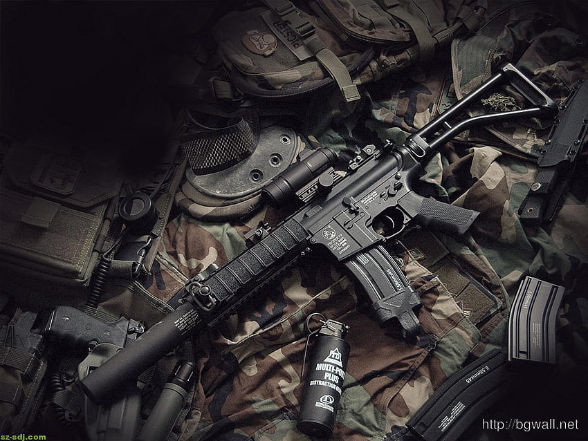 Fantastische Waffe, 100% Full-Q-Waffe, fantastisches Militär HD-Hintergrundbild