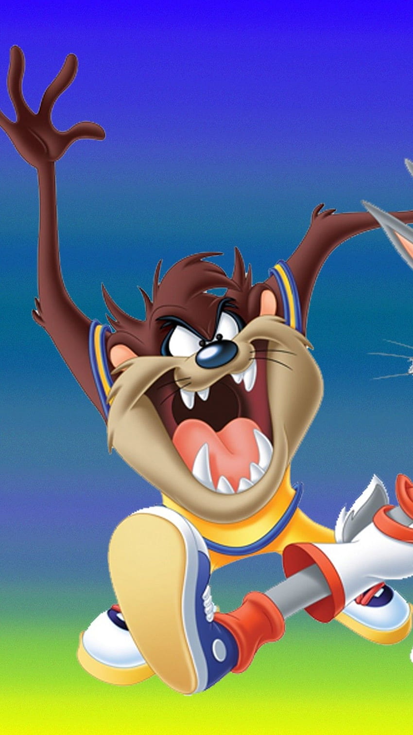 Tasmanian Devil - Bugs Bunny iPhone - & Background, Looney Tunes Basketball HD phone wallpaper
