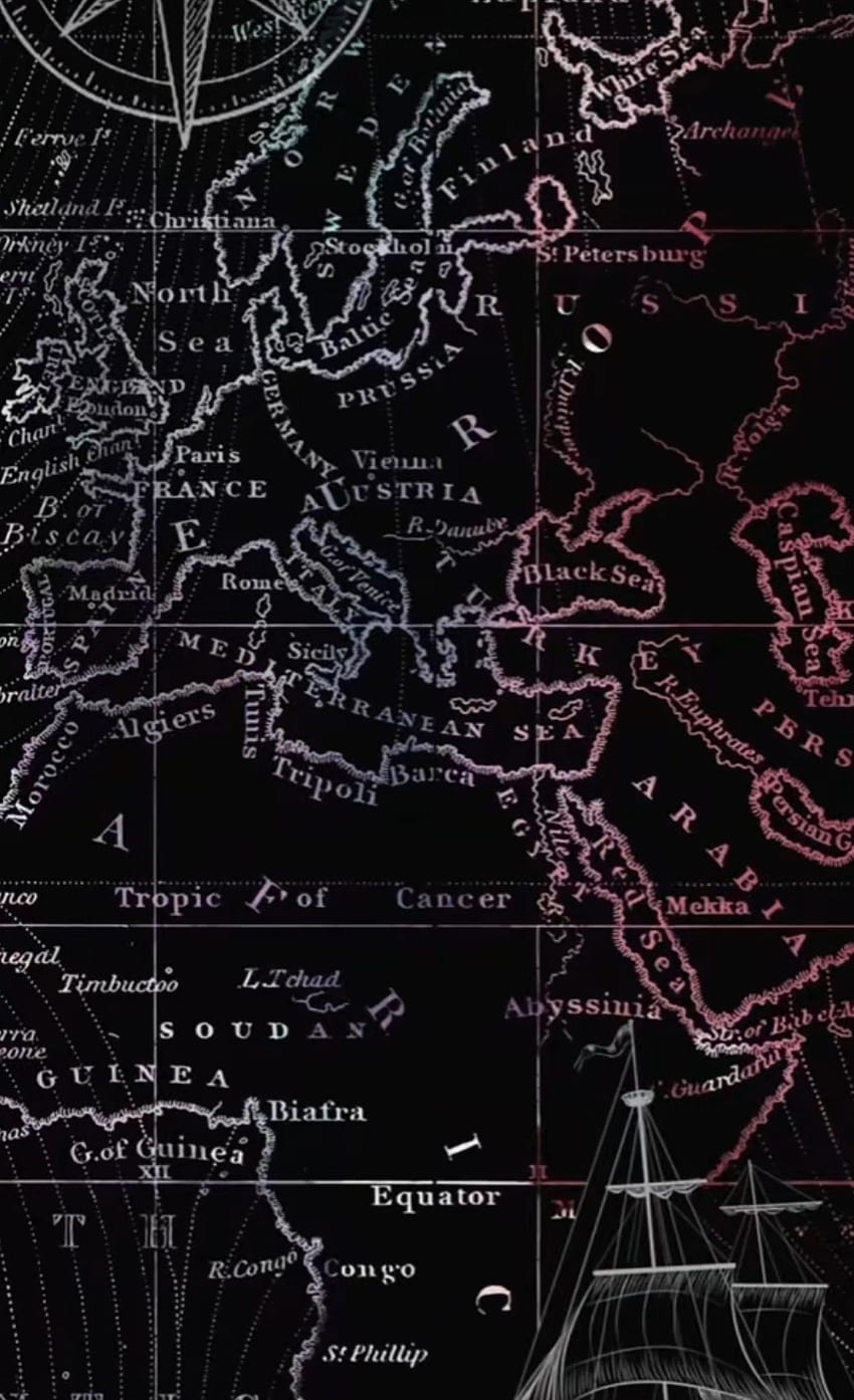 ERDBEERKARTE, Rosa, Welt, Karte HD-Handy-Hintergrundbild