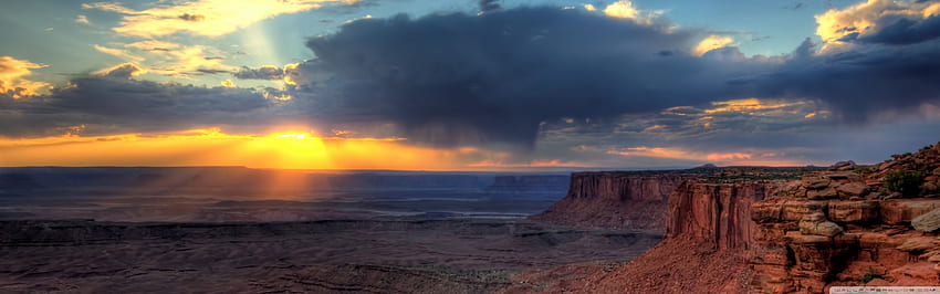 Grandview Point, Canyonlands ❤ for Ultra, 3360X1050 HD wallpaper
