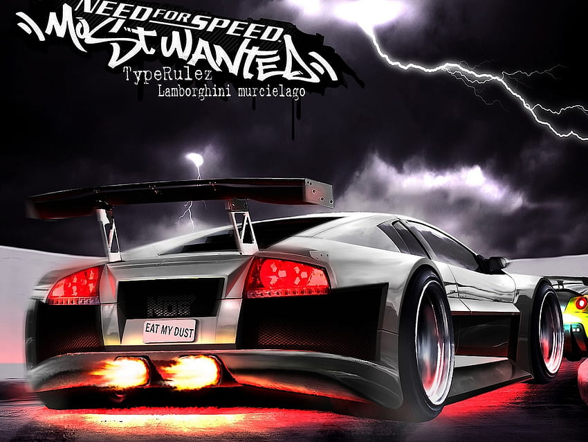 Need For Speed Most Wanted, thunder, cg, 3d, laser HD wallpaper