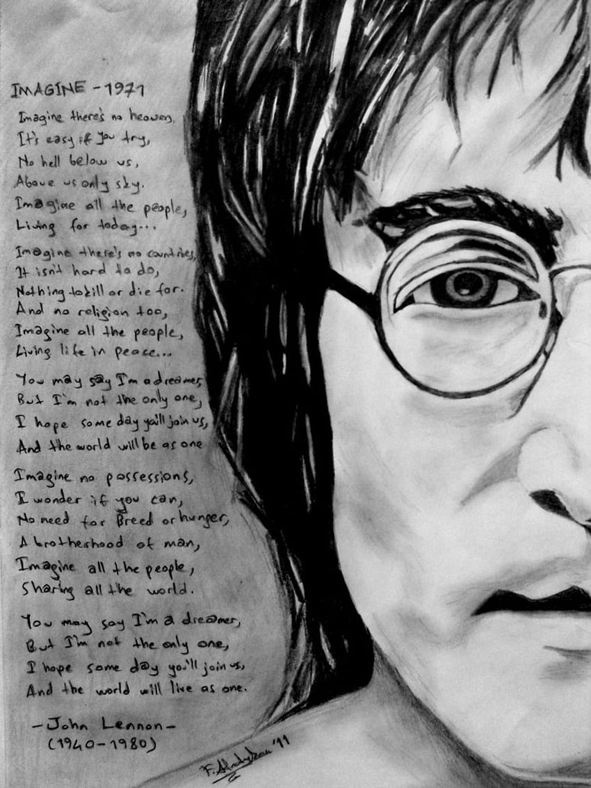 John Lennon, iPhone John Lennon wallpaper ponsel HD
