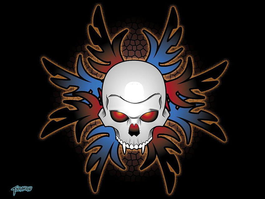 Animated Skull Tribal Skull HD phone wallpaper  Pxfuel