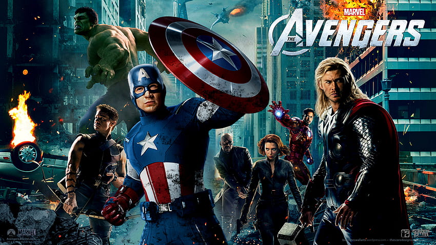 Zbiórka Avengersów !!! : Panoramiczny: Wysoki, logo Avengers Assemble Tapeta HD