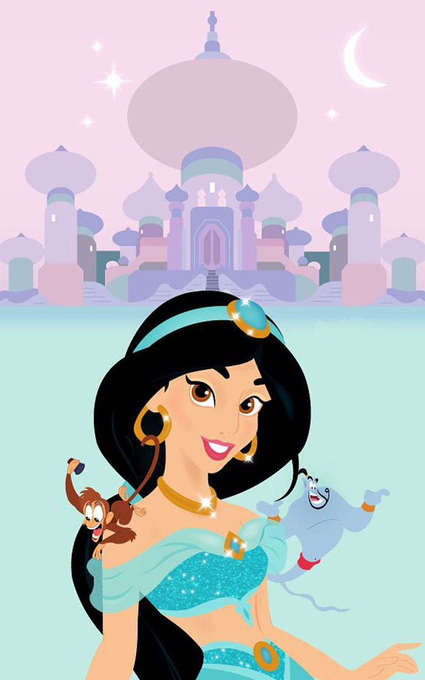 ジャスミン姫。 ディズニー プリンセス , ディズニー , iphone ディズニー HD電話の壁紙