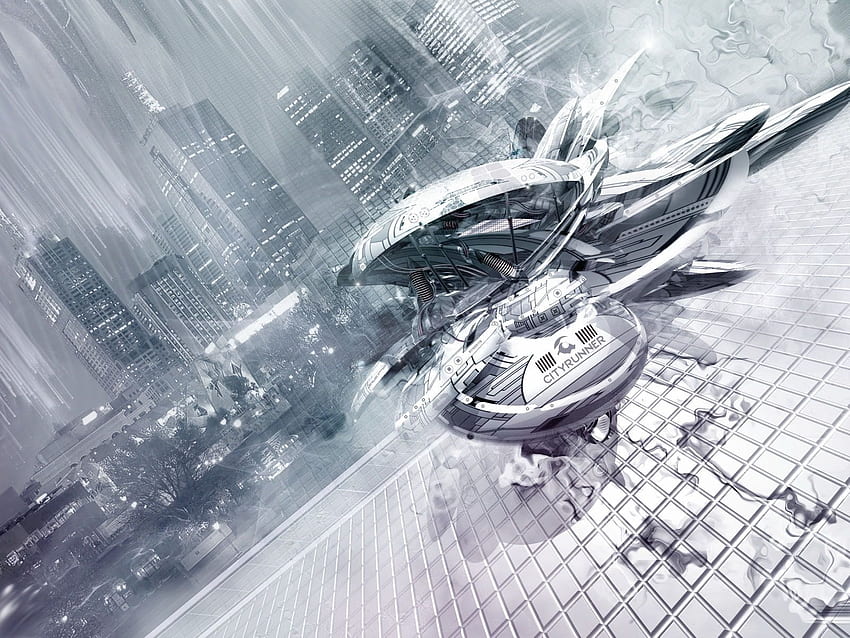 Animated Techno Techno City HD Wallpaper Pxfuel