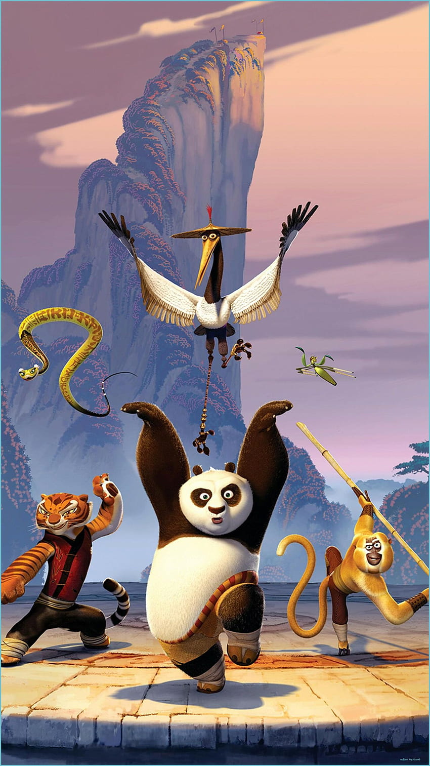 Kung Fu Panda (13) Telefon, Trippy Panda HD-Handy-Hintergrundbild
