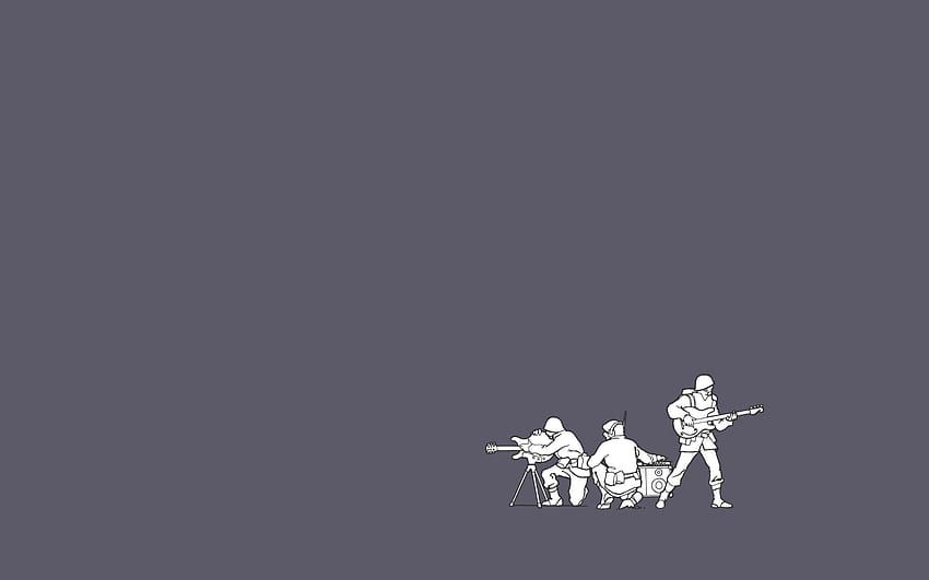 minimalistic, Army, Threadless, Fun, Art / and Mobile Background HD wallpaper