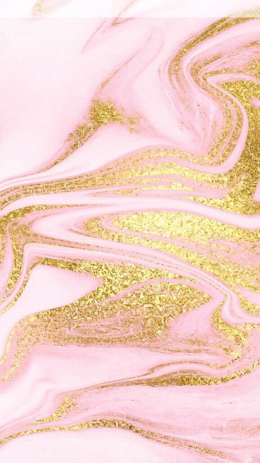 Pink and gold Gold and pink. Pink iphone, Pastel iphone, Pink Marble Glitter HD phone wallpaper