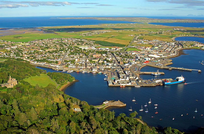 Stornoway - Scotland, Isle of Lewis, Scotland, Stornoway, Outer Hebrides HD wallpaper