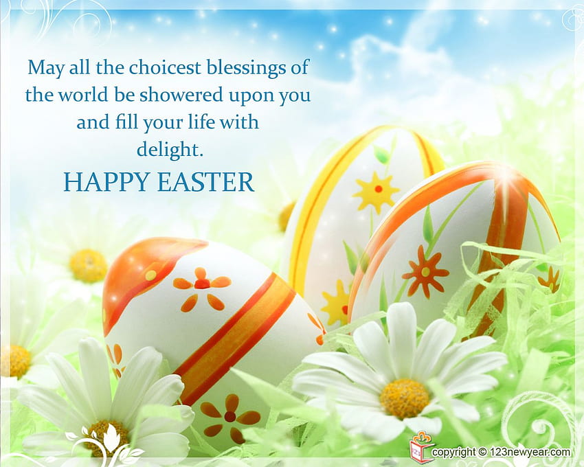 Mensagens de desejos de feliz Páscoa - desejos de feliz domingo de Páscoa - e plano de fundo papel de parede HD
