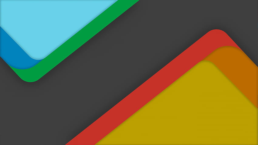 Material Design, colorful edges, abstract HD wallpaper