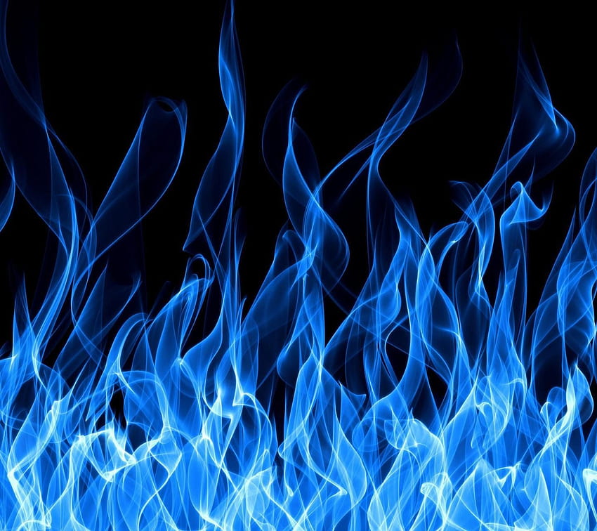 Blue Flames HD wallpaper