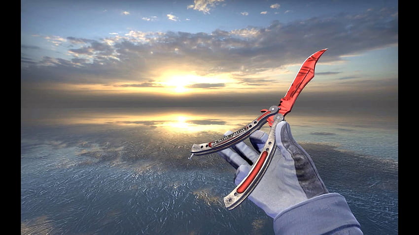 CSGO my dream knife XD (Butterfly knife slaughter factory new) - YouTube HD wallpaper