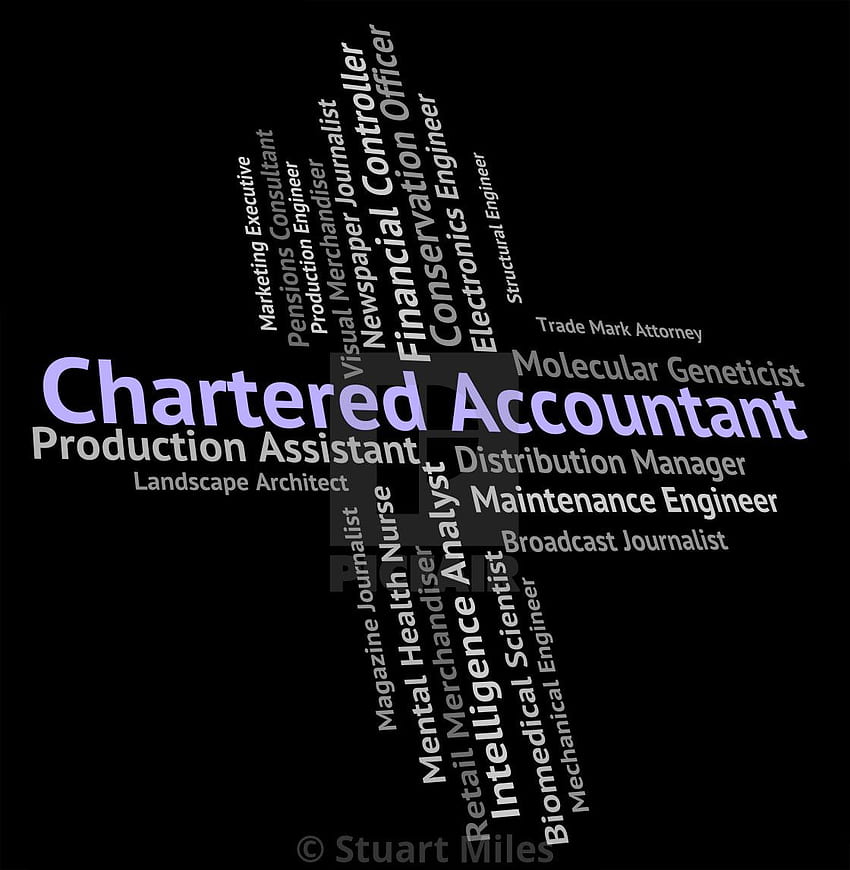 Chartered Accountant mostra balanceamento de livros e auditoria - licença ou impressão por £ 6,20. Papel de parede de celular HD
