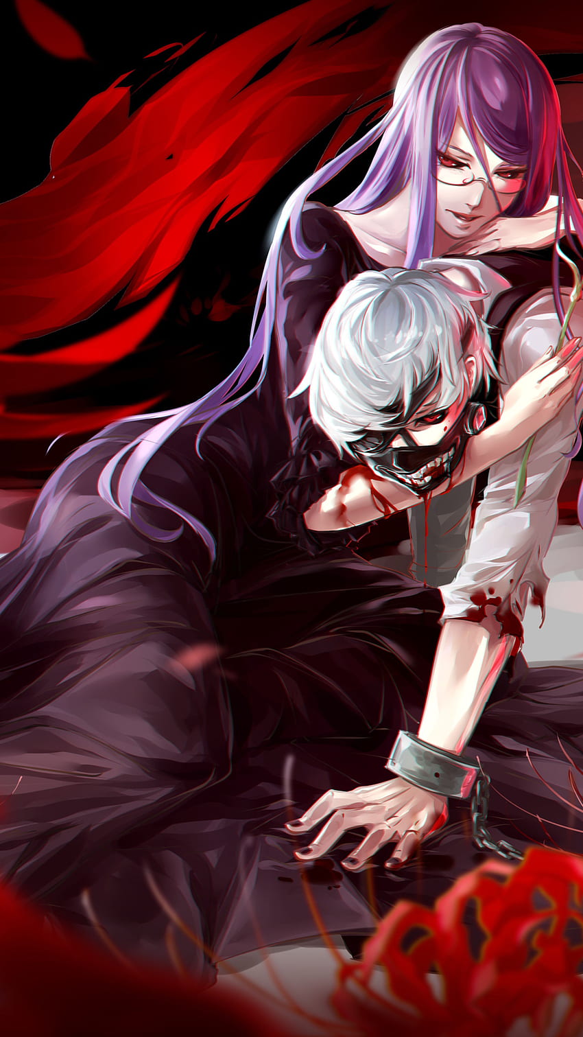 2160x3840 4k Ken Kaneki Tokyo Ghoul Sony Xperia X,XZ,Z5 Premium