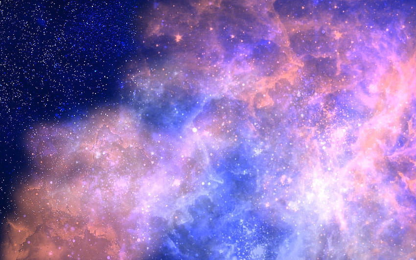 Astratto, Universo, Stelle, Brillante, Luci, Nebulosa Sfondo HD