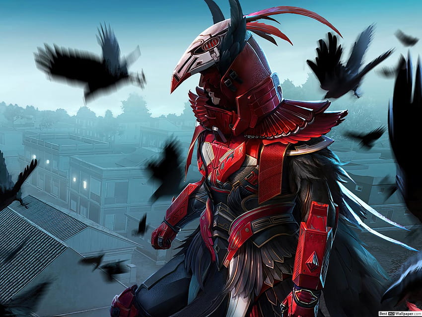 Blood Raven X Suit - Battlegrounds PlayerUnknown (PUBG), Samurai dan Raven Wallpaper HD