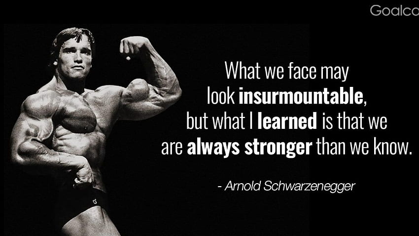 Top 15 Arnold Schwarzenegger Quotes to Pump You Up for Success, Arnold Motivation HD wallpaper