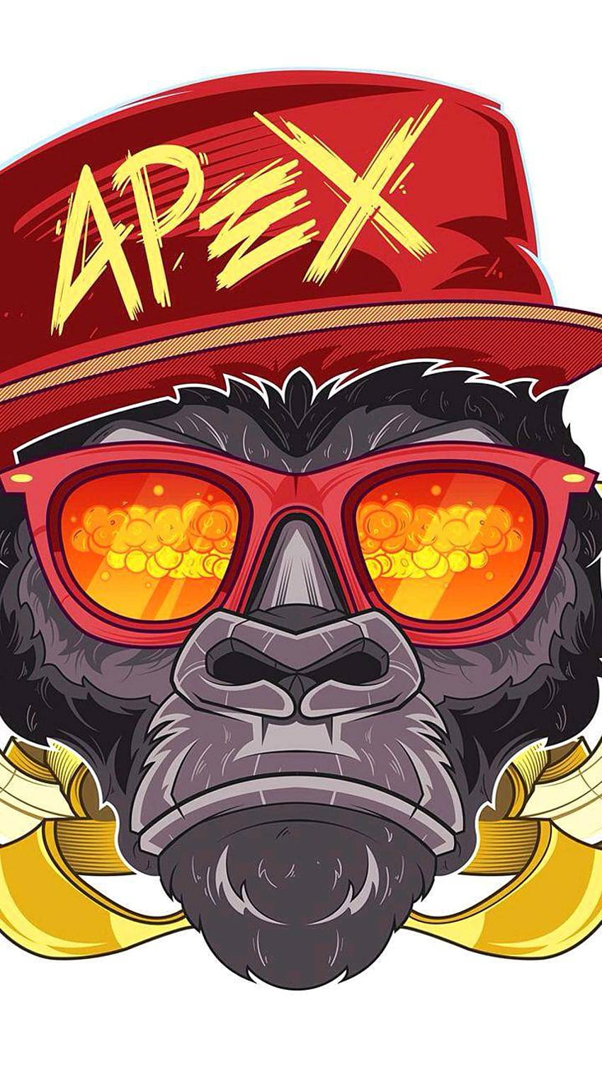 APEX Gorilla, Gorilla Cartoon HD phone wallpaper