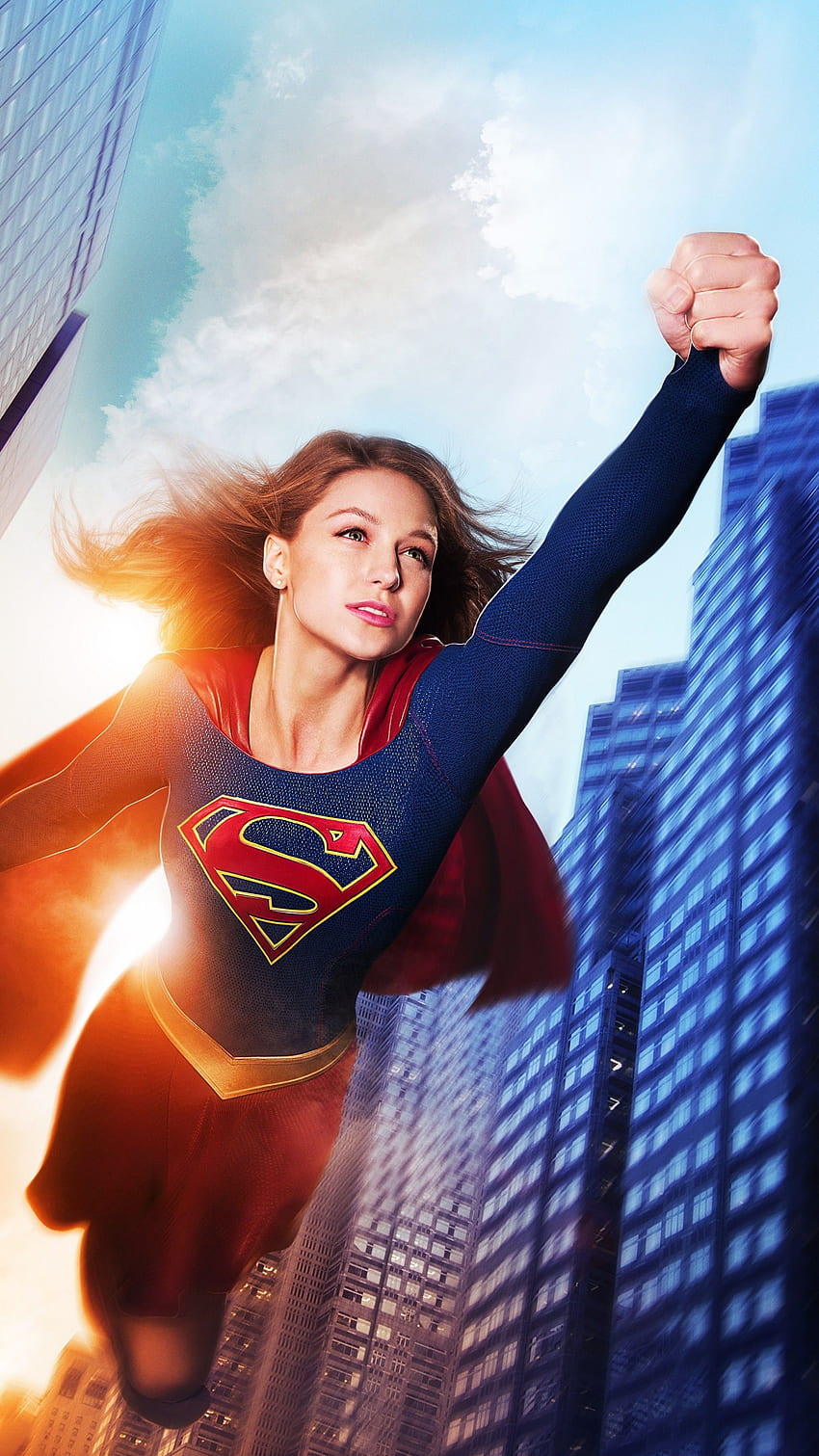 Melissa Benoist, hollywood actress, supergirl HD phone wallpaper