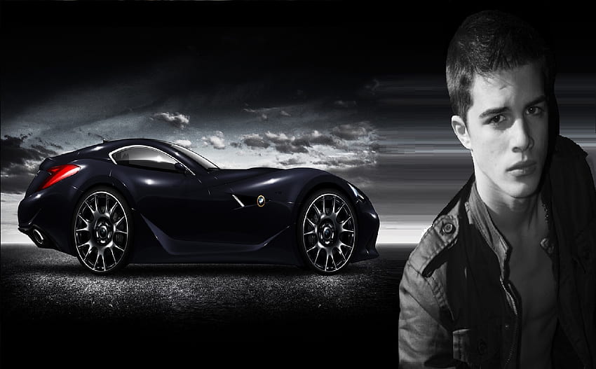 speed racer, model, male, car, man HD wallpaper
