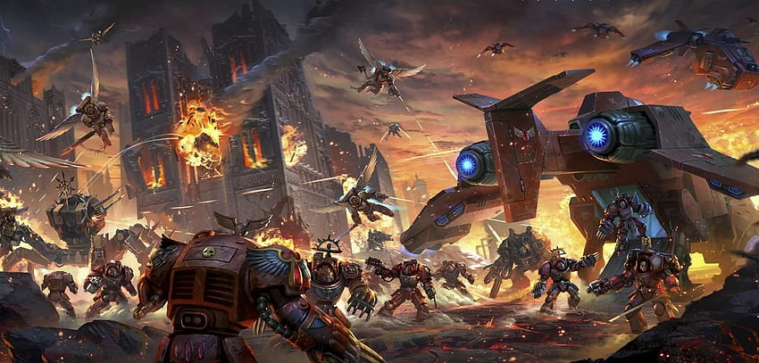 40rb . Seni Warhammer, Kelautan luar angkasa, Fantasi Warhammer Wallpaper HD