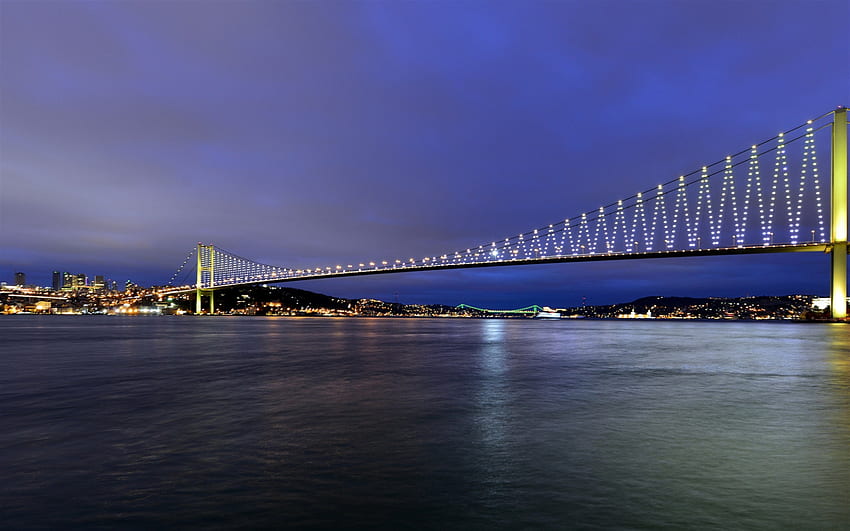 Bosphorus, Istanbul, Bosphorus Bridge, 15 July HD wallpaper