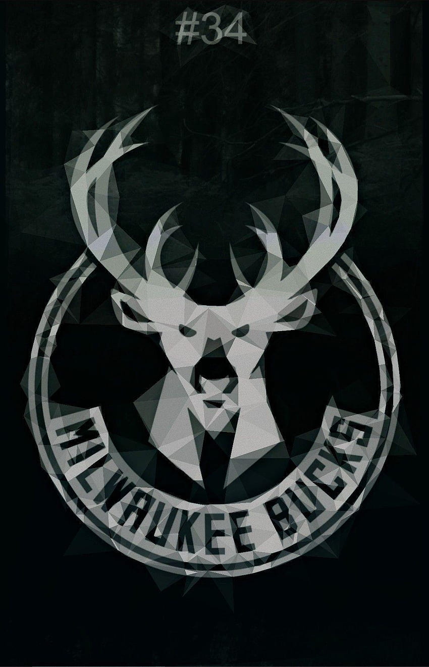 Logotipo de los Bucks de Milwaukee iPhone fondo de pantalla del teléfono