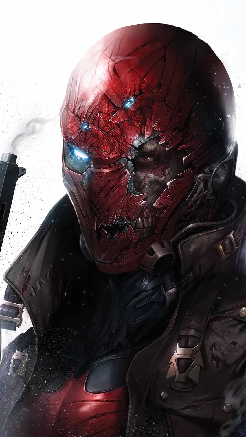 Red Hood - Awesome, Red HUD HD phone wallpaper