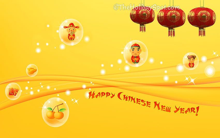 Chinese New Year at TheHolidaySpot, Chinese Themed HD wallpaper