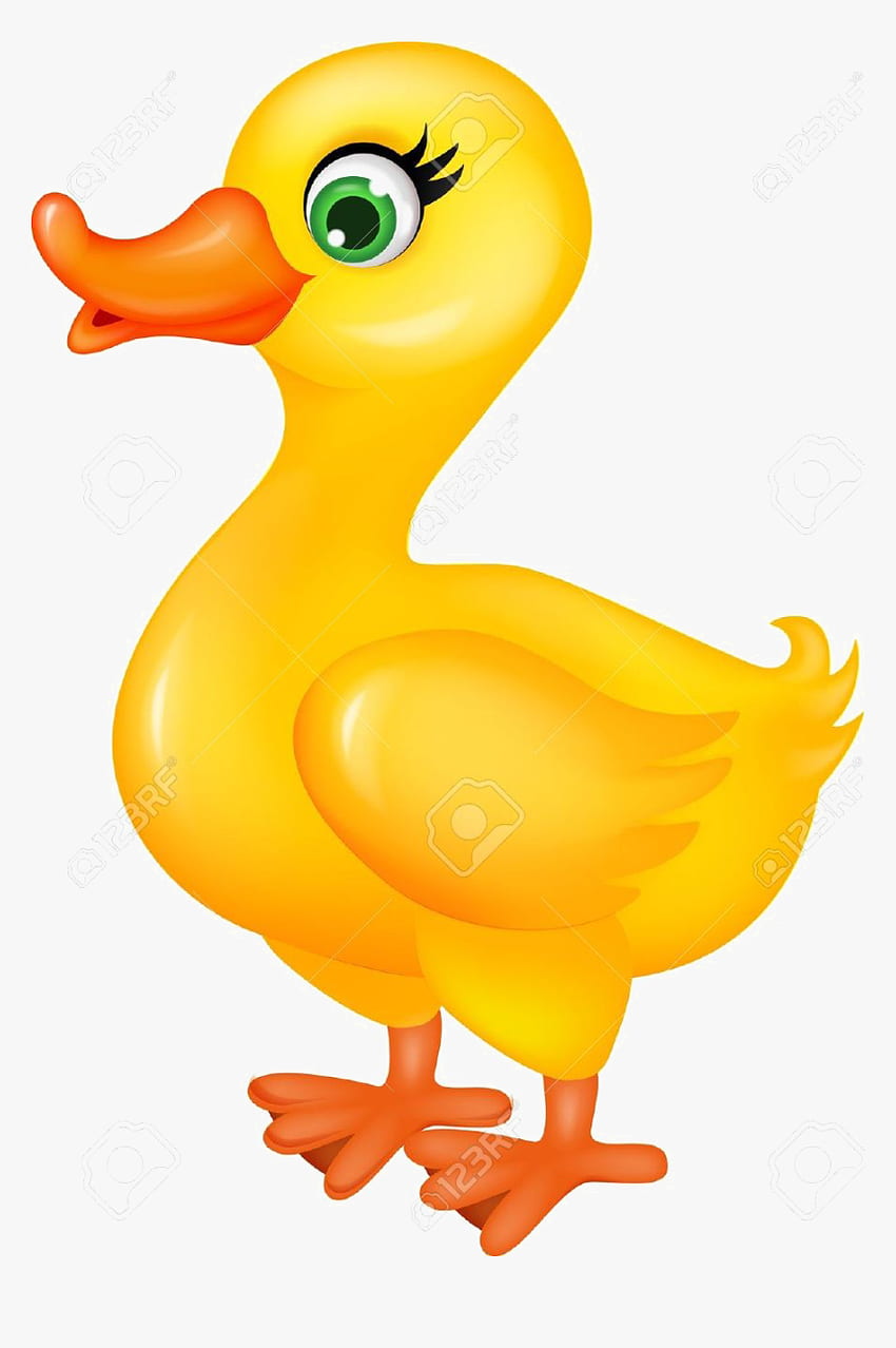 Yellow Duck Png - Duck Cartoon Png, Transparent Png, Transparent Png HD phone wallpaper