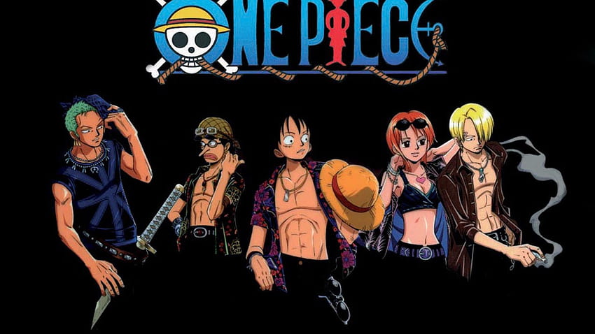 One Piece, Monkey D. Luffy, Roronoa Zoro, Usopp, Nami, Sanji / และพื้นหลังมือถือ วอลล์เปเปอร์ HD