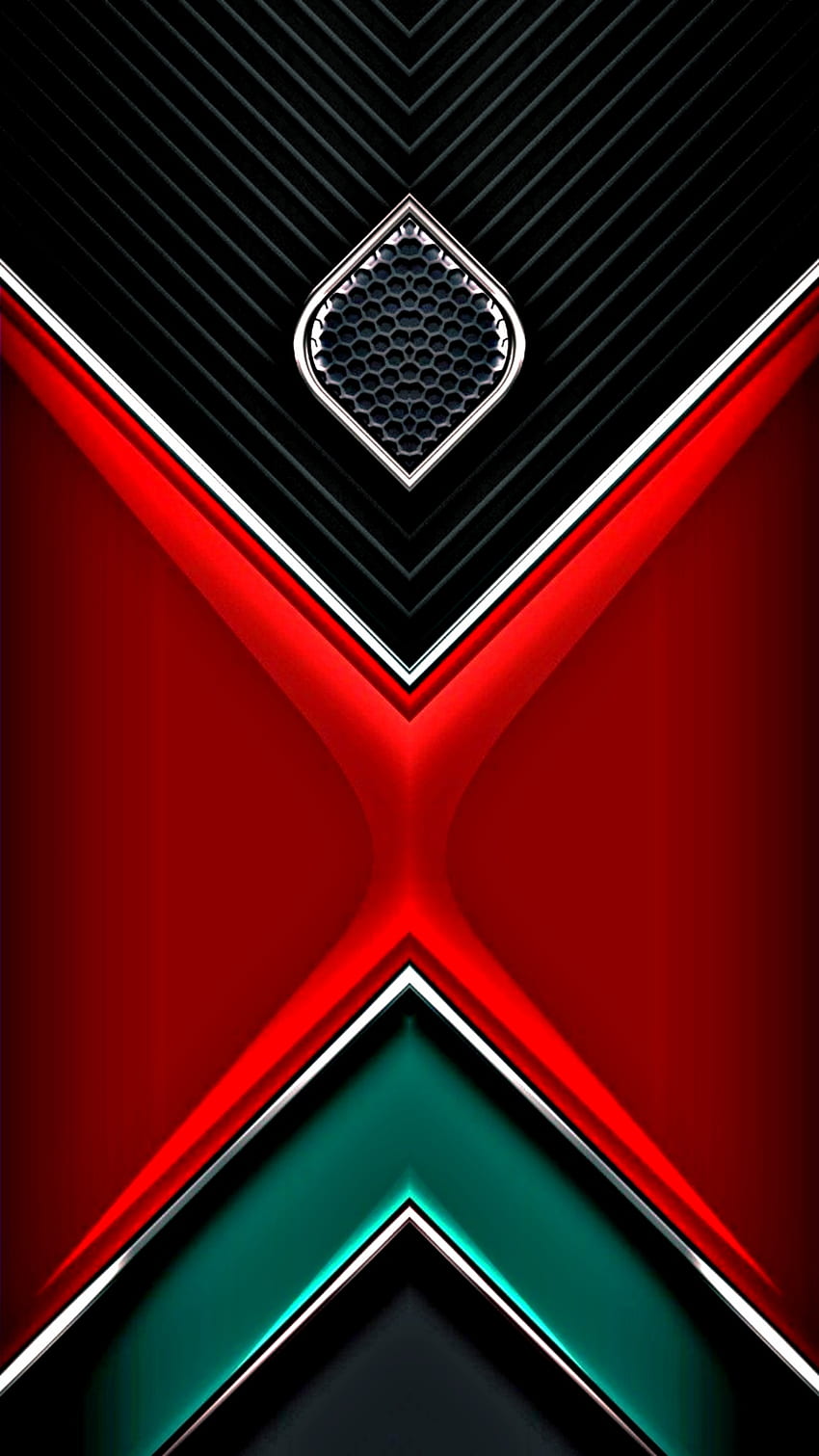 materiał projekt błyszczący, cyfrowy, czerwony, samsung, zielony, nowoczesny, tekstura, czarny, luksusowy, abstrakcyjny, galaktyka Tapeta na telefon HD
