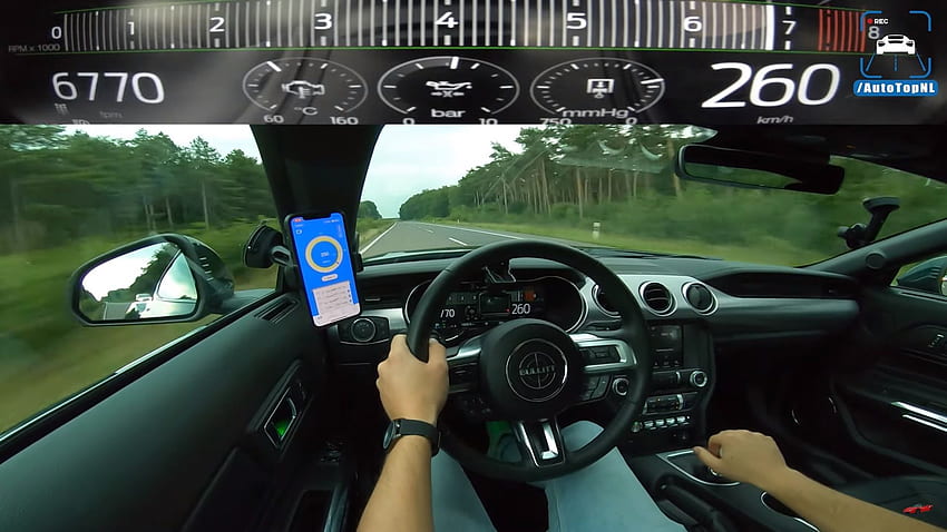 À quelle vitesse la Ford Mustang Bullitt peut-elle rouler sur l'autoroute Fond d'écran HD
