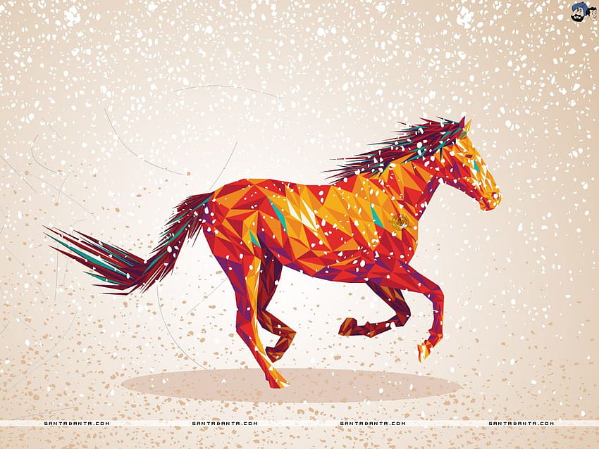 Abstract Horse Art HD Png Download  vhv