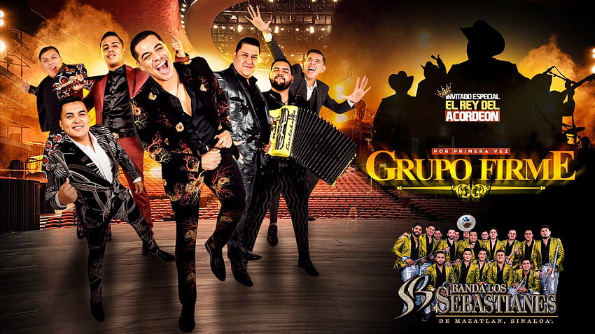 Grupo Firme, Banda Los Sebastianes, y El Rey Del Acordeon - 27 JUN 2020 HD wallpaper