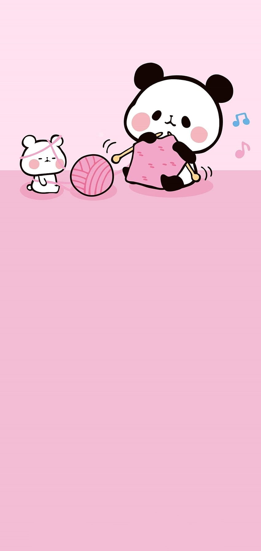 Денис Масиас на розов фон. Сладка панда, сладък еднорог, анимационен iphone, сладка розова панда HD тапет за телефон