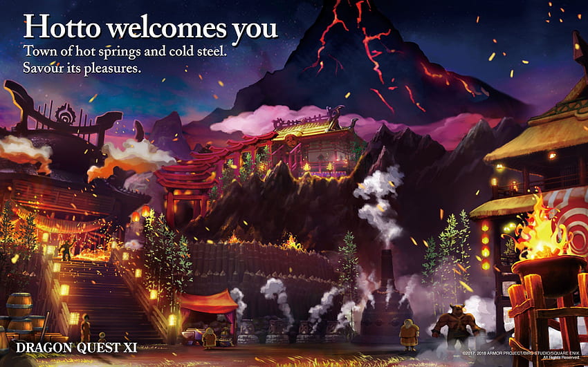 Dragon Quest XI. Ecos de una era esquiva fondo de pantalla