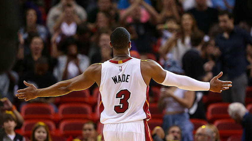 Miami Heat bietet Dwyane Wade-Waren im Wert von 13 USD im Rahmen des Tages an, Dwyane Wade Jersey HD-Hintergrundbild