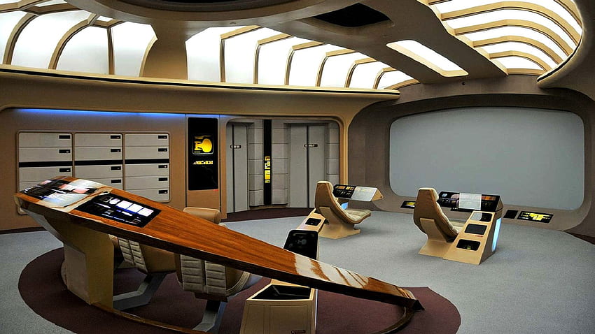 Restaurando Star Trek: Enterprise Bridge da próxima geração papel de parede HD