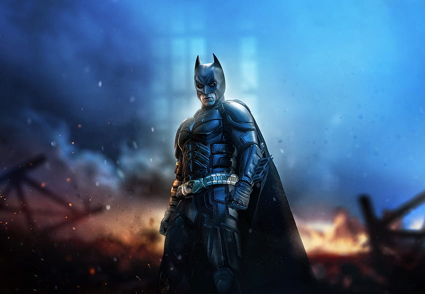 Dunkler Ritter, selbstbewusst, Kunst, Batman HD-Hintergrundbild