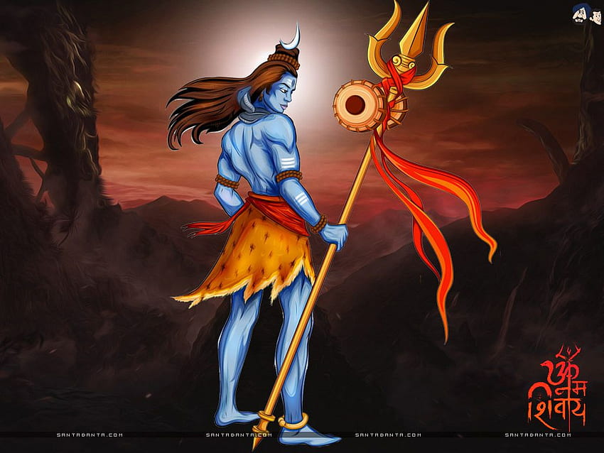 Hindu Gods & Goddesses Full &, Shiva Cartoon HD wallpaper | Pxfuel