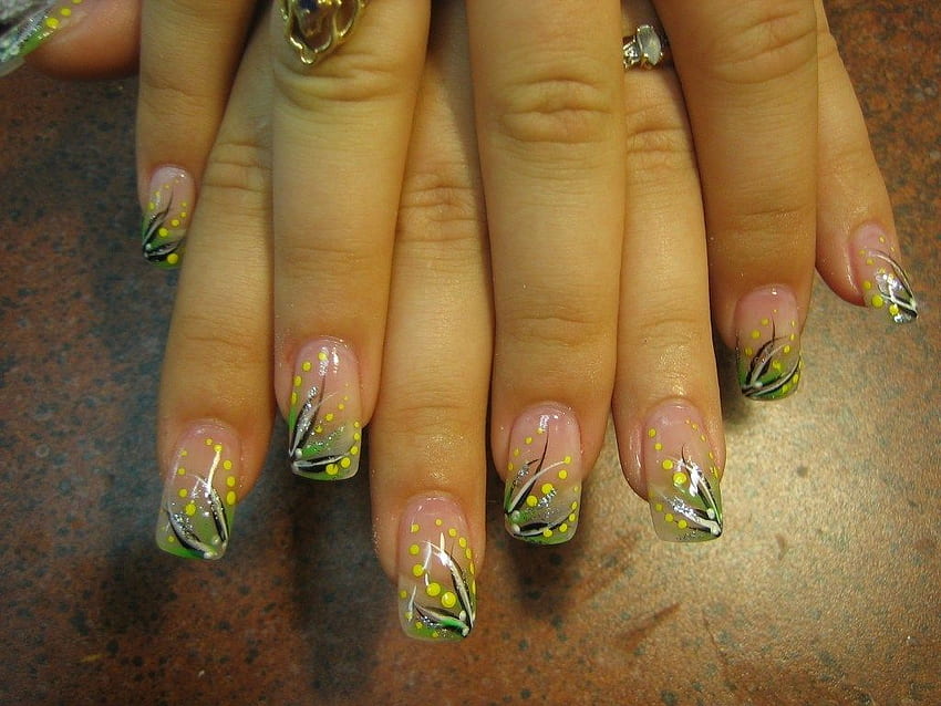 Awesome Nail Art Nails 23708315 Fingernail - Cute Salon HD wallpaper