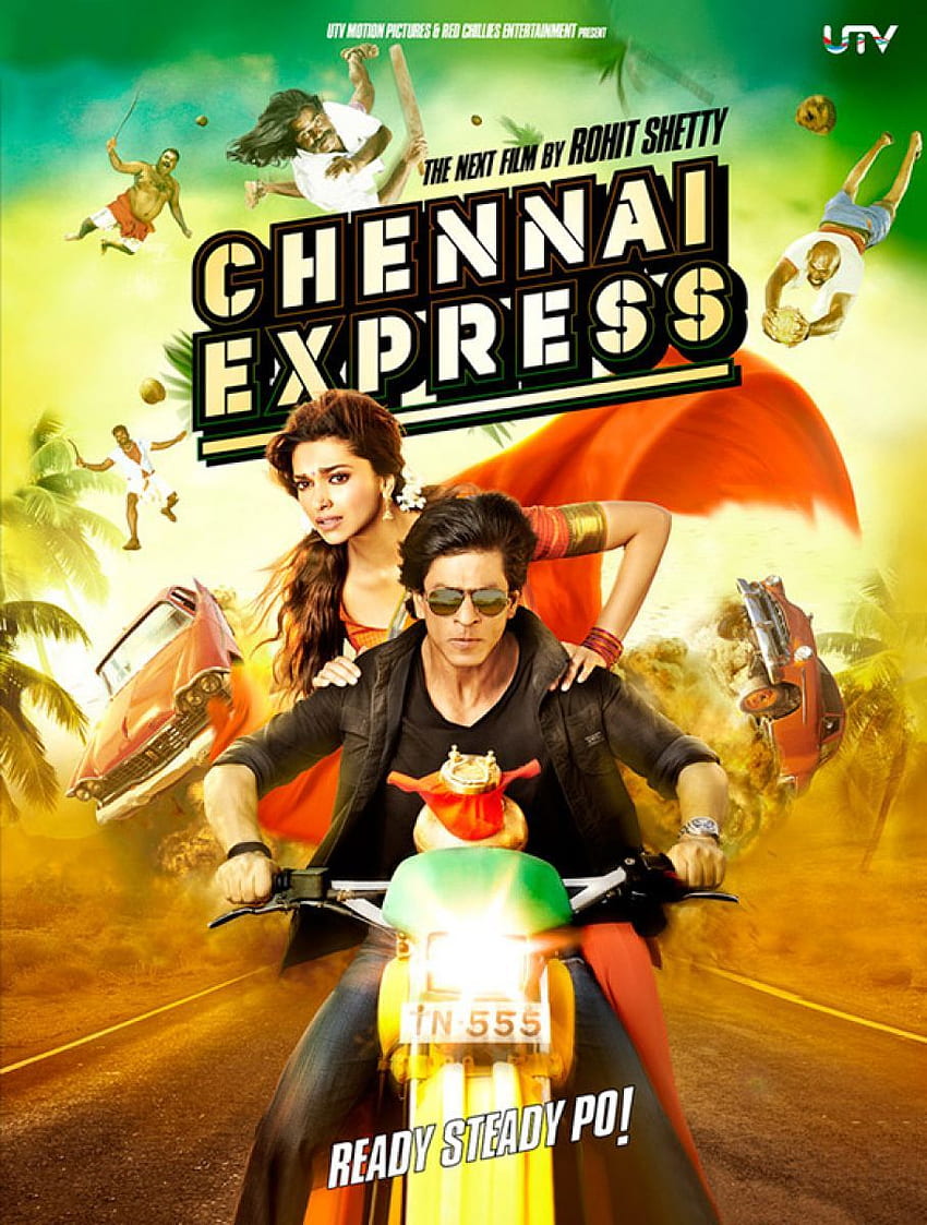 Chennai Express의 Shahrukh Khan 2. 볼리우드 영화 HD 전화 배경 화면