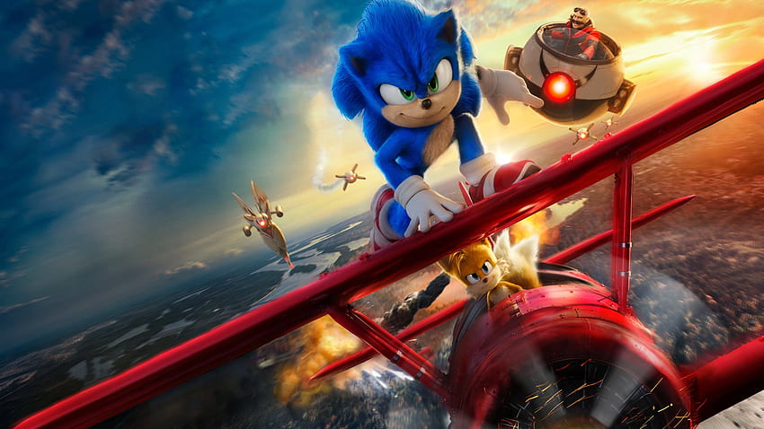 Sonic the Hedgehog 2 und Hintergrund, Sonic the Hedgehog-Logo HD-Hintergrundbild