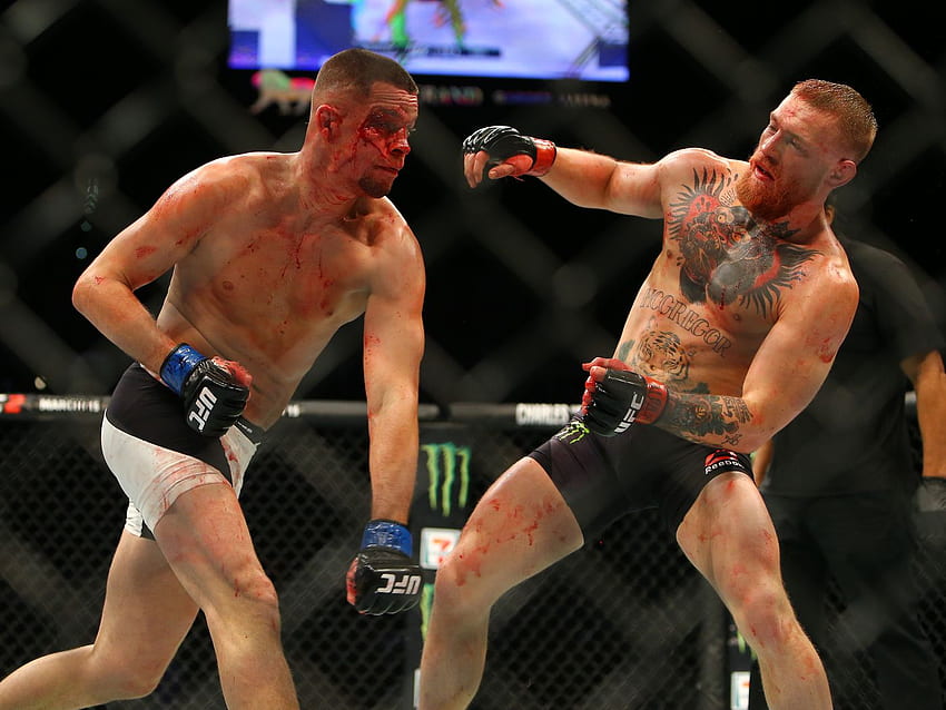UFC 196 Judo Chop - Defying the Storm: How Nate Diaz beat Conor McGregor - Bloody Elbow, Diaz Brothers HD wallpaper