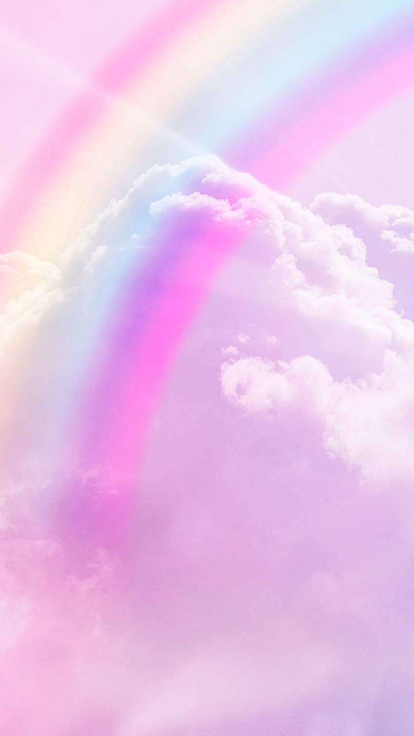 Zucchero filato, Girly Rainbow Sfondo del telefono HD