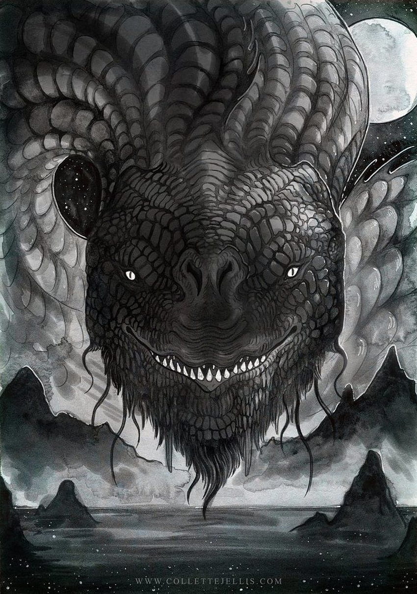 Йормунгандр. Световна змия, бог на войната Кратос, татуировка от скандинавската митология, Йормунгандр HD тапет за телефон